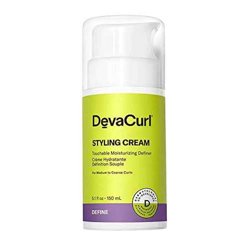 DevaCurl Styling Cream Rich Moisturizing Definer | Enhances Curl Body and Shape | Non-Flaking | Non-Stiff | Non-Crunchy | All Curly Types