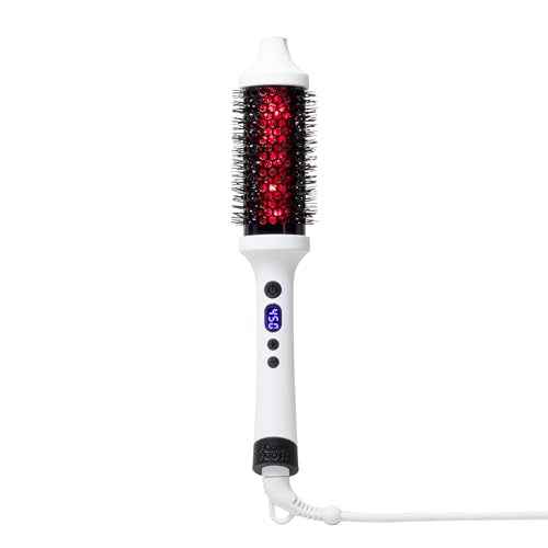 BONDIBOOST Infrared Thermal Brush, Heated Thermal Round Brush for Smooth + Shiny Hair, Dry Hair Styling for Instant Volume, Less Hair Breakage + Minimizes Snags, Frizz-Free