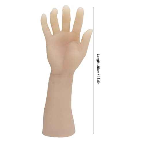 Pongnas Practice Arms, Realistic Silicone Displaying Tattooing Training Arm for Shop (Right Hand)