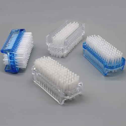 Nail Brush Two Sided Hand Fingernail Scrub Brushes Soft Stiff Bristles Scrubber Nails Toes Cleaning Brush for Men Women Kids 4 PCS