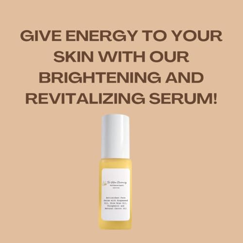 The Italian Pharmacy Healthy Radiance Vitamin E Face Serum with Grapeseed Oil - Nourishing & Brightening Formula