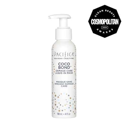 PACIFICA Beauty, Coco Bond Damage Care Leave-In Repair Mask Treatment, Dry & Damaged Hair from Bleach, Color, Chemical Services, Chlorine, & Heat, Coconut, Vegan