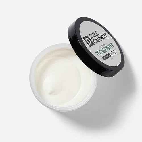 Duke Cannon Dry Hold Texture Putty ? Medium Hold, No Shine Hair Styling Paste for Men, 4.6 oz