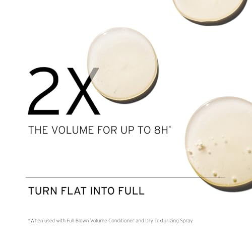 FEKKAI Brilliant Gloss Travel Bundle - Full Blown Volume Shampoo (2 oz) and Conditioner (2 oz), Brilliant Gloss Glass Hair Anti-Frizz Oil Serum (3.4 oz) + Full Blown Volume Texturizer (1.7 oz)
