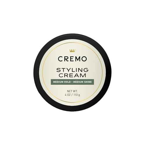 Cremo Hair Styling Premium Barber Grade, Hair Cream and Hair Products For Men, 4 Oz