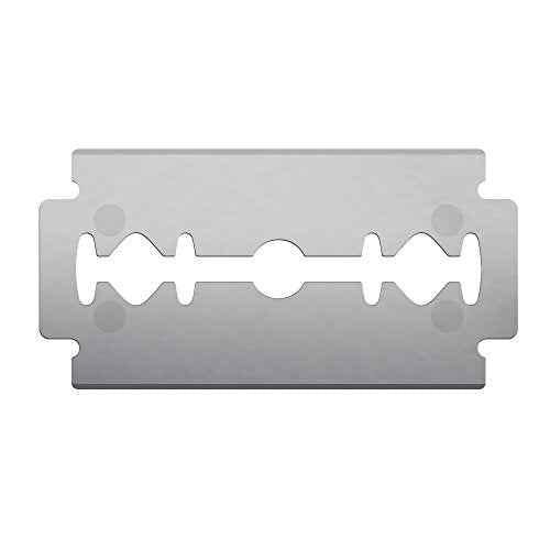 VIKINGS BLADE Double Edge Safety Razor Blades, 50x Blades, Swedish Steel + Platinum Coated, Replacement Razor Blades & Refills (Mild & Gentle)