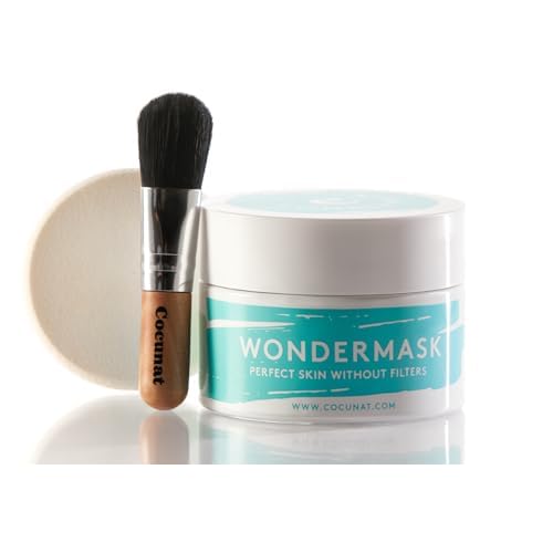 COCUNAT - Wondermask - Cleansing Facial Mask - Detoxifies, Exfoliates and Balances - Closes and Refines Pores - Oily and Combination Skin - Removes Impurities - Pimples - Acne - 50ml