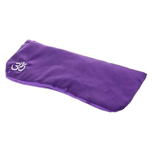Yoga Eye Pillow£¬Silk£¬Cassia Seed Lavender Massage Relaxation Mask£¬Aromatherapy Eye Pillow for Home Fitness (Color : Purple)