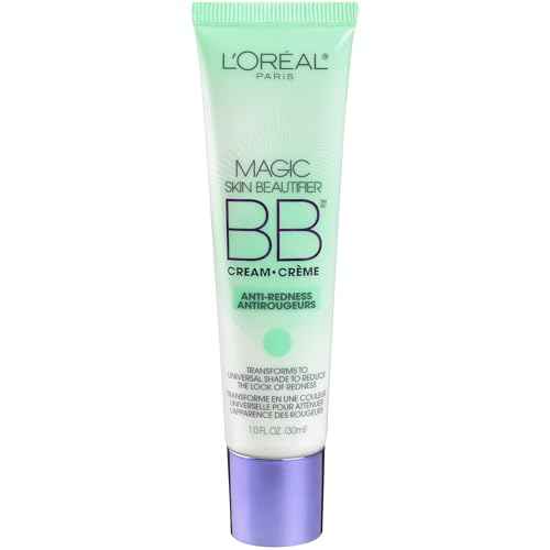 L'Or?al Paris Makeup Magic Skin Beautifier BB Cream Tinted Moisturizer, Anti-Redness, 1 fl oz, 1 Count