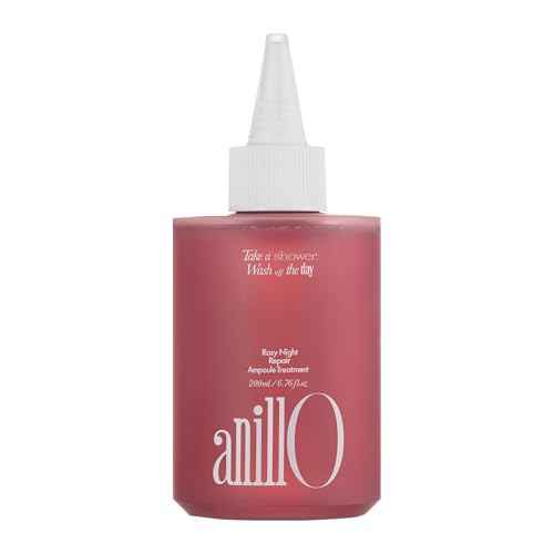 Rosy Night Hair Ampoule Treatment for Damaged Hair ? Water-to-Cream Repair Formula with Peptides & Amino Acids ? Frizz Control, Color Safe, Silicone-Free, Floral Musk Scent ? 6.76 fl oz