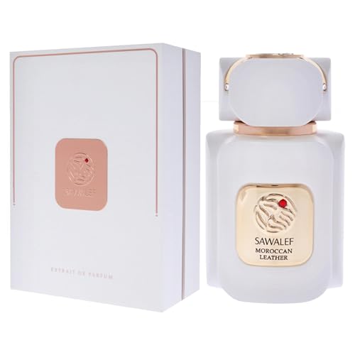 Swiss Arabian Sawalef Moroccan Leather - Indulge in Mesmerizing Body Spray for Women - Unique Blends of Nutmeg, Saffron, Patchouli, and Cardamom - 2.7 oz EDP Spray