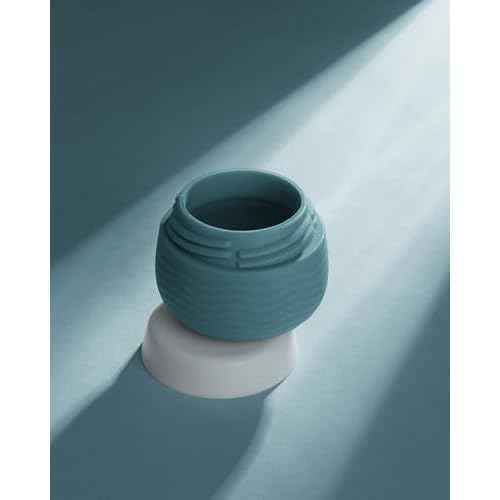 Yinke Silicone Cream Jars, TSA Approved Travel Size Containers, Leak-proof Travel Essentials/Accessories with Lid for Cosmetic Face Body Cream (4 Pack)