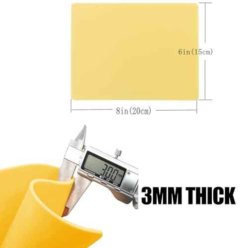 3MM Blank Tattoo Practice Skin,New Star Tattoo 12Pcs Double Sides Thick Fake Skin Tattoo Practice 8¡¿6 in Soft Practice Skin for Beginners and Experienced Artists Microblading Tattoo Supplies, Beige