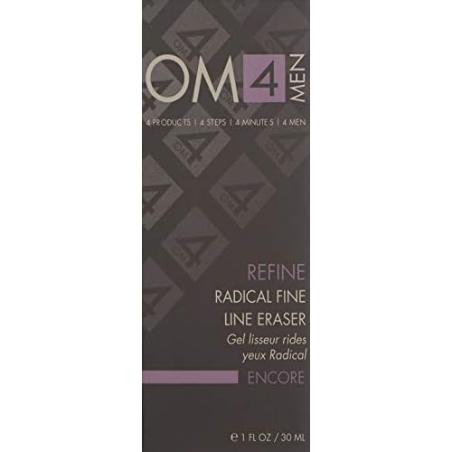 Organic Male OM4 Refine: Radical Fine Line Eraser Eye Gel - Age Corrective, Reduce Fine Lines, Puffiness