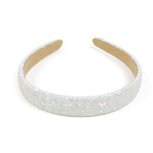 Glitter Headbands for Girls Women Non Slip Girls Headband, Sparkle Kids Headbands Cute Alice Head Band for Girl¡¯s Hair, Pink Hair Accessories for Women for Birthday Party Favors Back to School