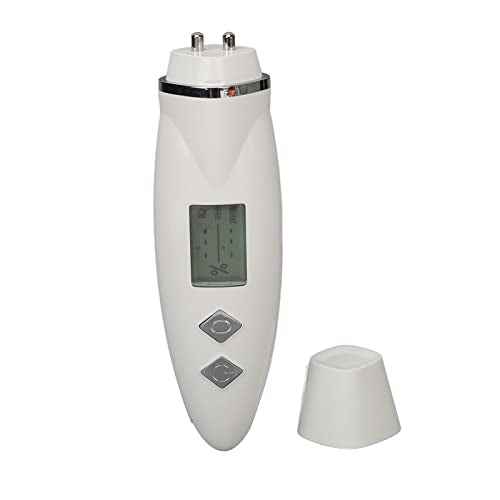 Portable Skin Analyzer, Digital LCD Display Skin Analyzer with Precision Skin Sensor, USB Skin Tester for Beauty Salon, Home, SPA (White)