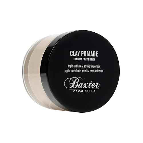 Baxter of California Clay Pomade Firm Hold / Matte Finish Hair Pomade for Men and Women, Perfect for Texturizing Straight or Wavy Hair - 2 Ounces