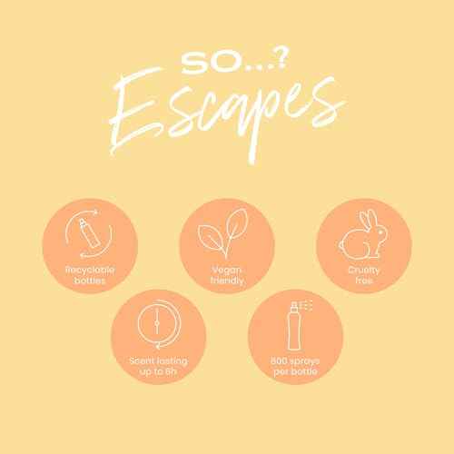 So...? Venice Kiss Body Mist for Women - 6.9 oz Body Mist - Pack of 3