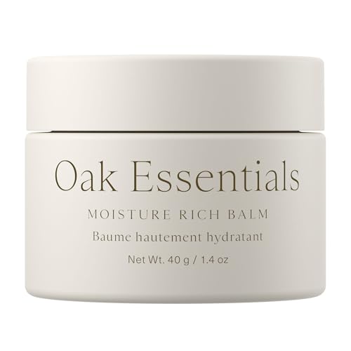Oak Essentials Moisture Rich Balm | Nourishing Face Balm with Sea Buckthorn & Borage Seed Oil to Help Support Collagen and Deep Hydration, 1.4 Oz