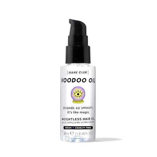 MANE CLUB Voodoo Oil Weightless Hair Oil, cruelty free, vegan, no sulfates or parabens, 1.6 Ounce