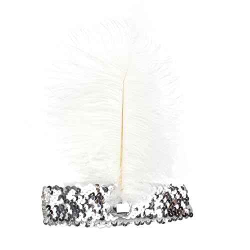 Women Flapper Headband Roaring 20s Accessories Fascinators for Women Hair Accessory Great Gatsby Headpiece