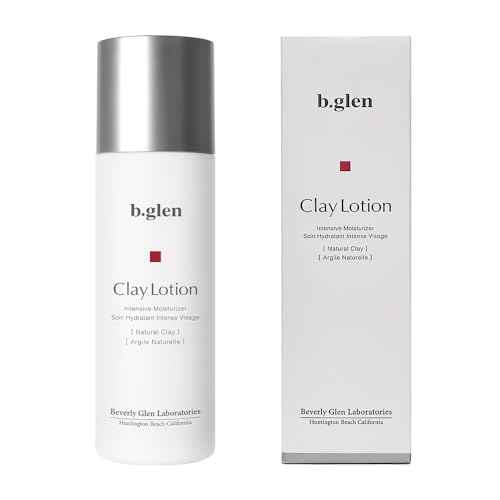b.glen Facial Moisturizing Toning Lotion from Japan | Dry Skin | Sensitive Skin | Bentonite | Hyaluronic Acid | b.glen Clay Lotion 120mL/4.06fl.oz.