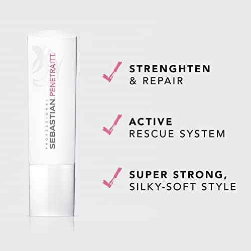 Sebastian Professional Penetraitt Conditioner | Strengthening & Repair | Deep Moisturizing for Dry, Damaged, & Colored Hair