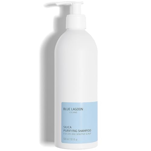 Blue Lagoon Skincare Silica Purifying Shampoo ? Anti Dandruff Shampoo & Psoriasis Treatment for Skin ? Mineral Salts, Silica, Soothing, Fragrance-Free, 500ML