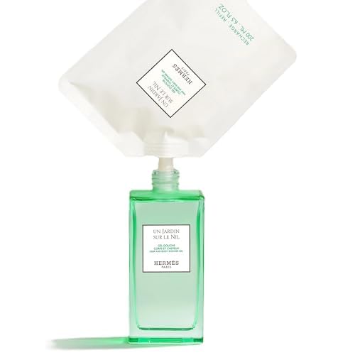 Hermes Un Jardin Sur Le Nil Hair and Body Shower Gel Refillable 6.5 Ounce