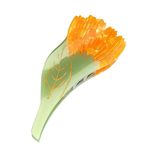 Calendula Claw Clip,Acetate Hair Clips,Small Hair Clips for Women