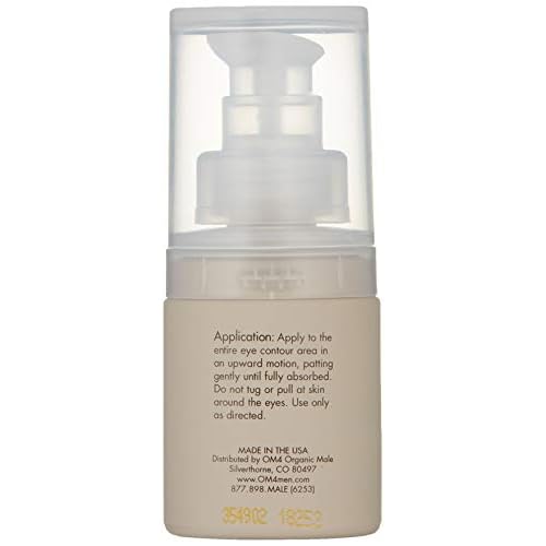 Organic Male OM4 Refine: Radical Fine Line Eraser Eye Gel - Age Corrective, Reduce Fine Lines, Puffiness