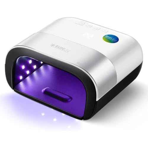 SUNUV SUN3 Professional UV Light for Gel Nails, LED Nail Lamp for Gel Polish with 4-Timer and Sensor, 39 PCS LED Beads, UV Dryer for Salon Home Gift for Woman Mom Girl