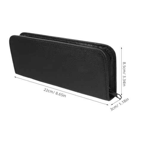 1 piece Scissor Pouch Bag Pu Rack Salonblack Compact Professional Leather Storage Hairdressing Use Barber Shear Home Scissor Pouch Decor
