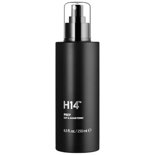 H14 PREP Cut & Shave Tonic for Men ? Pre-Shave & Haircut Spray with Panthenol & Glycerin, 8.5 fl oz / 250 ml ? Soothes Skin & Reduces Razor Burn