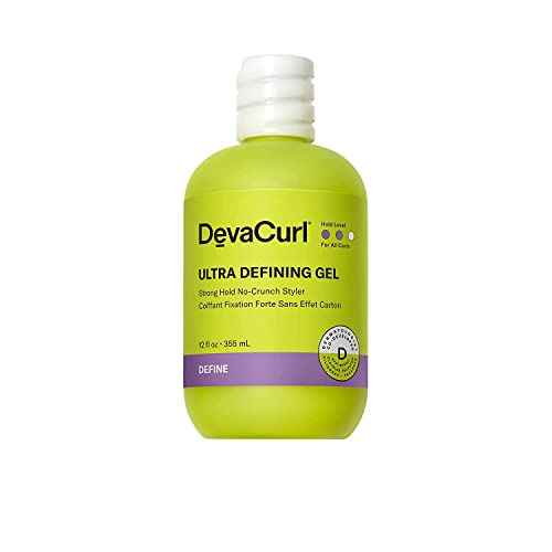 DevaCurl Ultra Defining Gel Strong Hold Non-Crunch Styler | Non-Flaking Formula | Non-Sticky