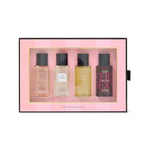 Victoria's Secret Fine Fragrance Mini Mist Gift Set, 4 Piece, Assorted Scents