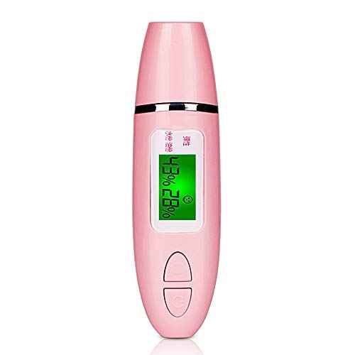 Portable Skin Analyzer Digital Skin Detector Pen with LCD Screen Water Oil Tester Moisture Analysis Machine for Beauty Salon Spa Home Travelling Gift Girls Women