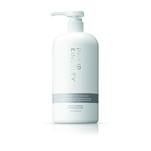PHILIP KINGSLEY | No Scent No Color Gentle Shampoo | For Sensitive and Delicate Scalps | Sulfate-Free and Fragrance-Free | 33.8oz