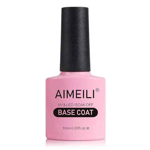 AIMEILI Nutrition Base Coat Soak Off U V LED Hema Free Cruelty Free Vegan Gel Nail Polish