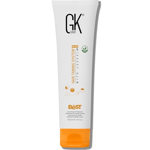 Keratin Hair Treatment Frizz Control Salon Smoothing Long Lasting Cream for All Frizzy Free Curly Dry Damaged - Professional Brazilian Complex Blowout Straightening For Silky Smooth - 3.4 Ounce