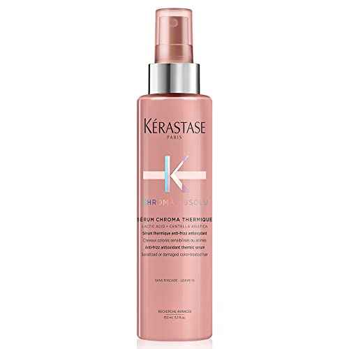 Kerastase Chroma Absolu Hair Serum For Color-Treated Hair - Moisturizes With Anti-Frizz and Heat Protection