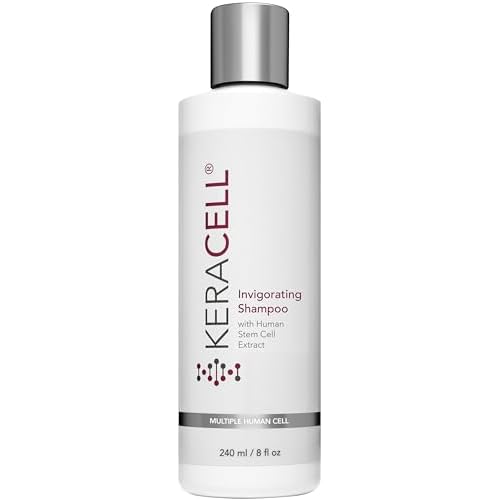 Invigorating Shampoo - Hair Growth Shampoo for Women & Men with Human Stem Cell Extract ? Cleanses, Strengthens & Moisturizes to Support a Healthier Scalp & Fuller-Looking Hair - 8 oz