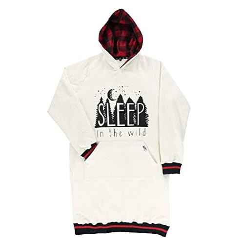 Lazy One Oversized Hoodie Sweatshirt, Comfortable Sleepwear, Sweater Dress For Women