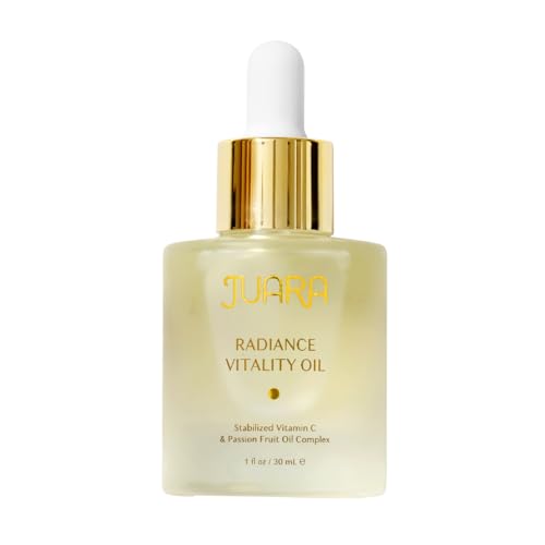 Juara ? Radiance Vitality Oil | Deluxe Moisturizing Facial Treatment for All Skin Types | Anti-Aging Formula | Softens, Brightens, Nourishes, Hydrates | Cruelty Free, Paraben & Sulfate Free | 1 oz.