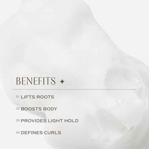 INNERSENSE Organic Beauty - Natural I Create Lift Volumizing Foam | Non-Toxic, Cruelty-Free, Clean Haircare (NEW Packaging, 6 fl oz | 177 ml)