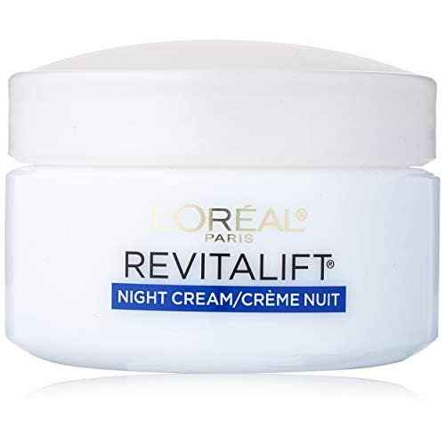 L'Oreal Paris, RevitaLift Anti-Wrinkle + Firming Night Cream Moisturizer 1.7 oz (Pack of 6)