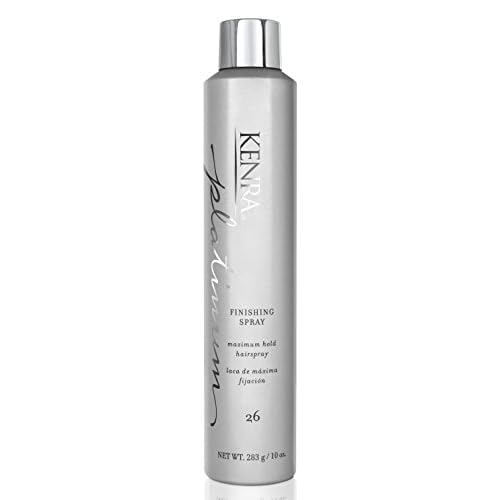 Kenra Professional Platinum Finishing Spray 26 | Maximum Hold Hairspray | Fast-drying, Non-Flaking, Non-Drying | Humidity-Resistant |All-Day Style Retention |High-Shine Finish |All Hair Types