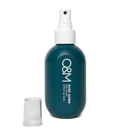 O&M Surf Bomb Sea Salt Texture Spray, Natural Texturizing Mist for Beach Waves, Hair Styling Product for Women & Men, Vegan Formula, UV Protection, Hair Volume Enhancer, 150ml