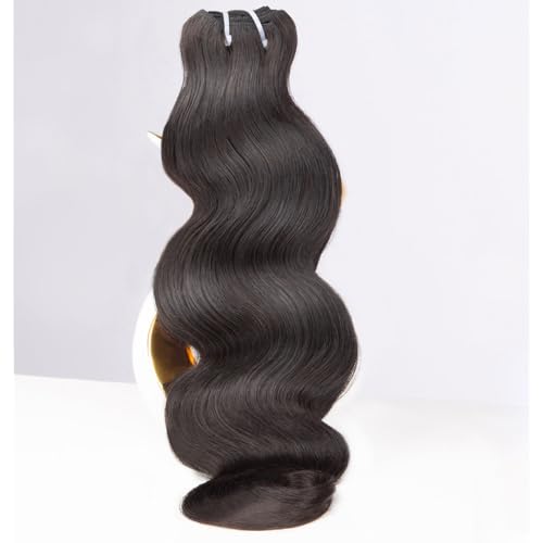 MLIP Raw Bundles Human Hair Body Wave, No Tangle Shedding, Keep Texture Silky Soft After Multiple Washes, 15A Raw Indian Hair Bundles 16 Inches, Triple Lifespan 3X