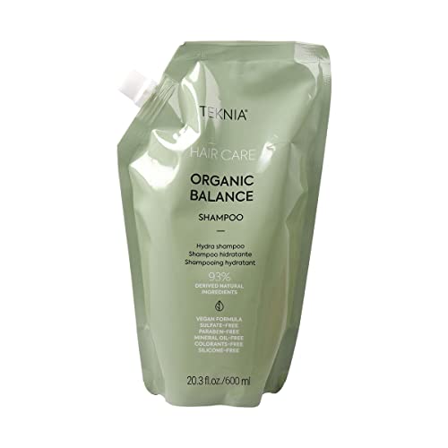 LAKM? Teknia Organic Balance Shampoo, Hydrating Shampoo, Hydration for Scalp and Hair, 20.4 Fl Oz